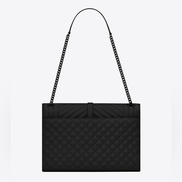 NWT MSRP $3,300 YSL SAINT LAURENT Large TriQuilted Matelasse Grain de Poudre - Picture 8 of 14